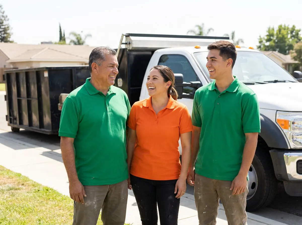 Big Haul Dumpster Rentals dumpster rental service team in Visalia, CA